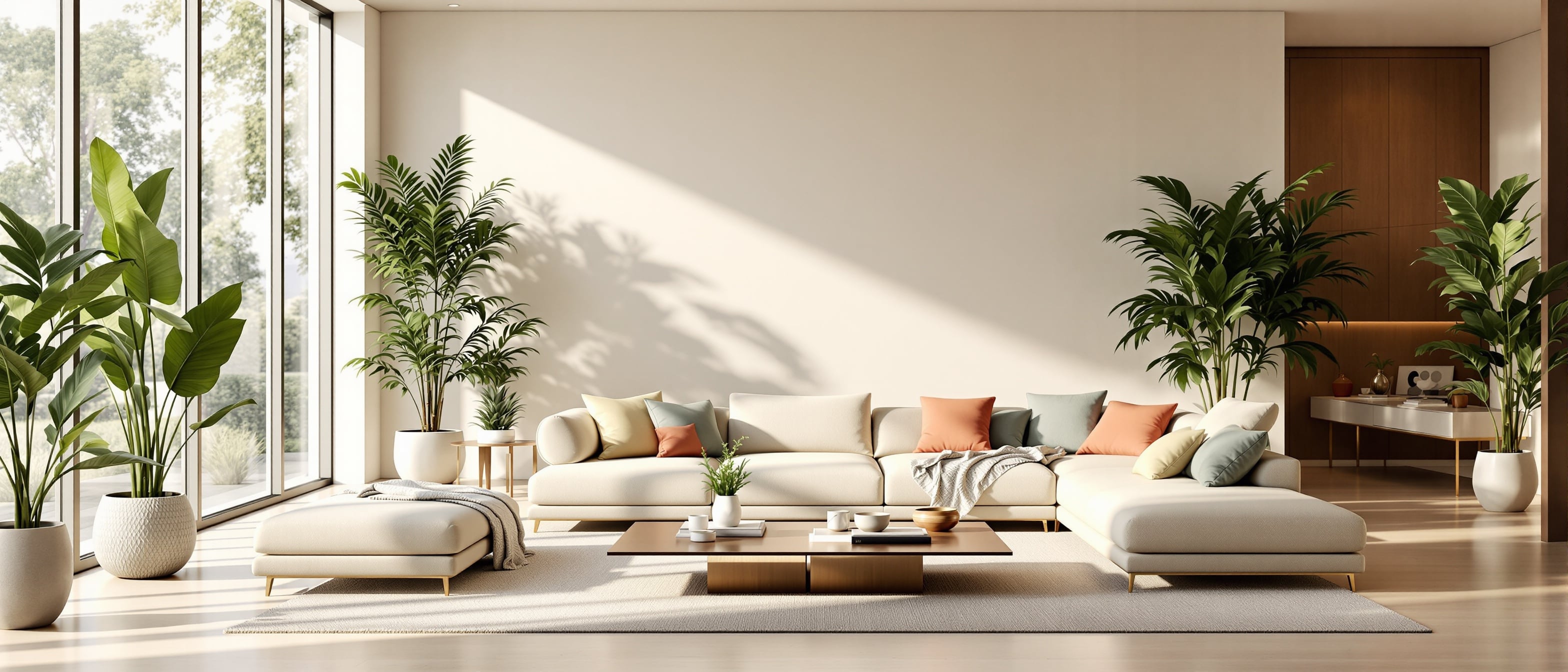 Beautifully organised luxury living space